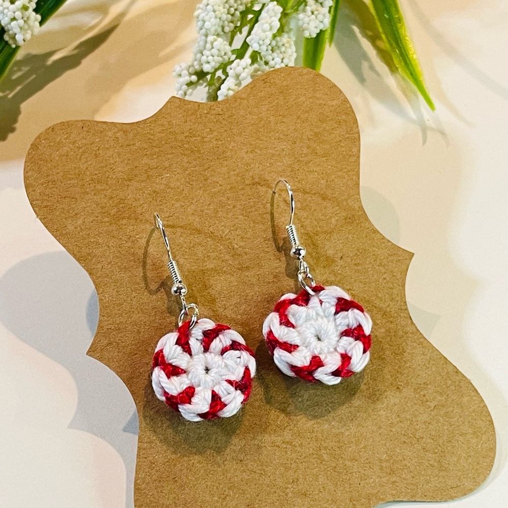 Handcrafted Crochet Earrings.
